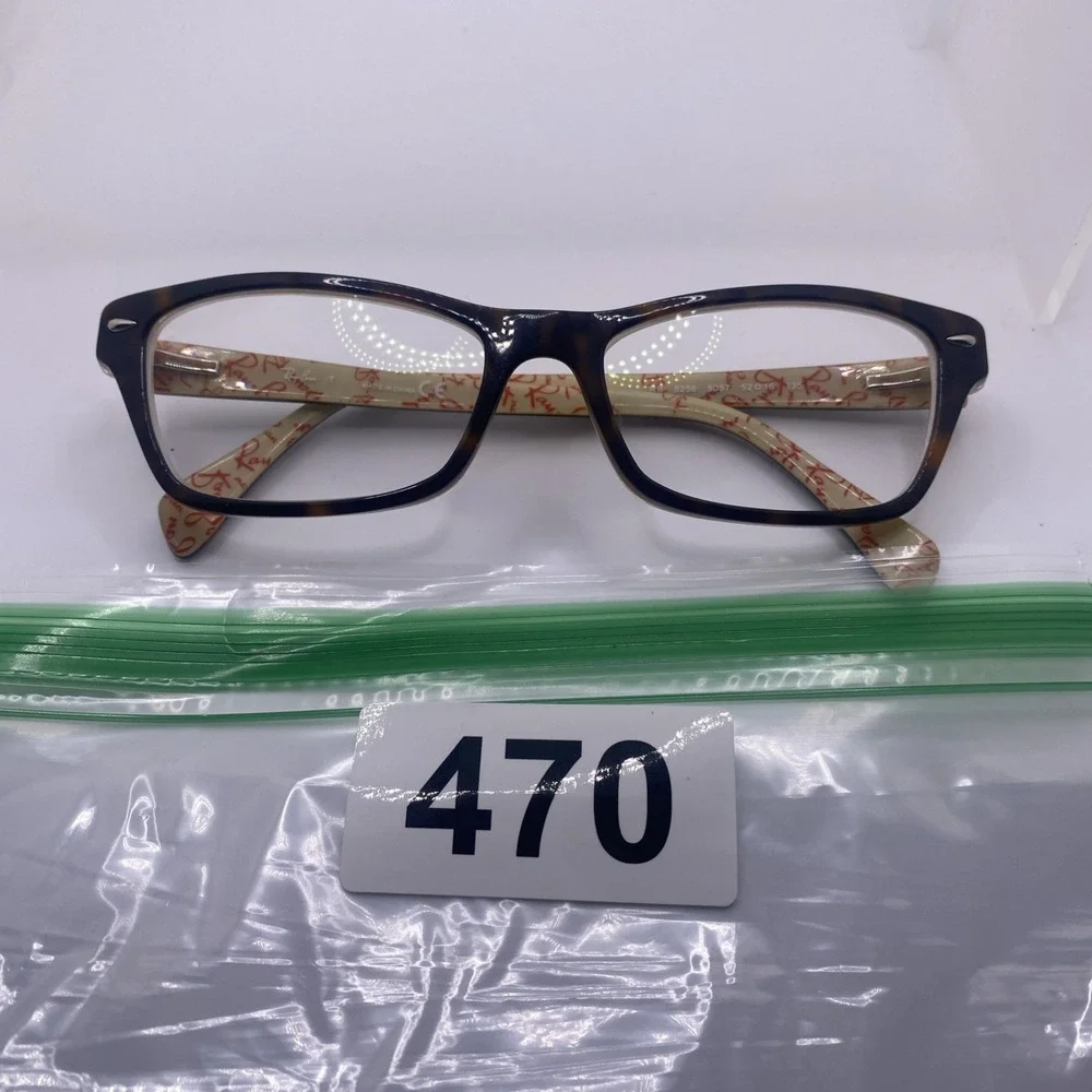 Ray-Ban Eyeglasses Women FRAMES ONLY RB 5256 52-16-135 Multicolor 470